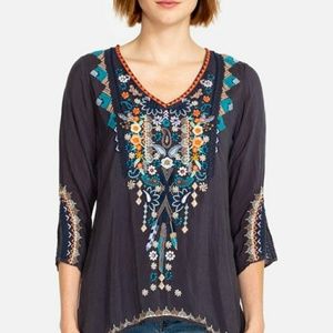 Johnny Was Maya Blouse sz large